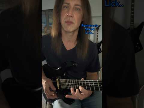 Try this Paul Gilbert style pentatonic shred lick…if you dare! 🎸