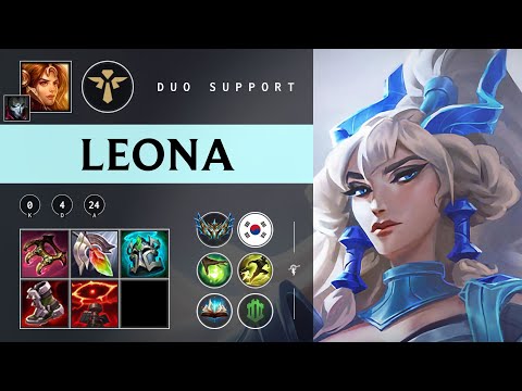 Leona Support vs Poppy - KR Challenger Patch 25.24