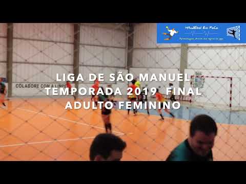 2019 BOTUCATU X ARAÇATUBA JOGO DE HANDEBOL ADULTO FEMININO LIGA DE SÃO MANUEL FASE FINAL