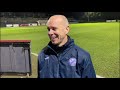 AFCRDTV Post-Match Reaction 2021/22 | NFA Hillier Senior Cup: Kettering Town (H)
