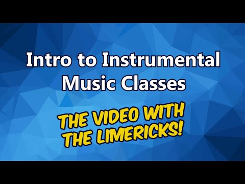 Intro to Music Classes with Mr. Engel - The Limericks Video