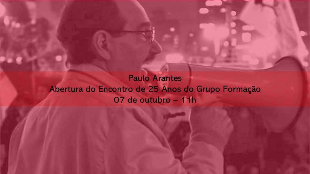 Abertura do Encontro de 25 Anos do Grupo Formação