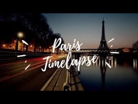 Paris 4K cinematic time lapse view 2020