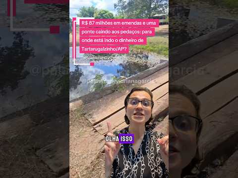Município do Amapá que mais recebeu emendas tem uma ponte caindo aos pedaços! Cadê o dinheiro?