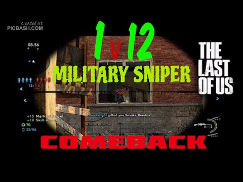 INTENSE 1 v 12 COMEBACK! - MILITARY SNIPER