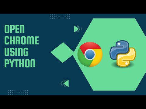 Open Google Chrome Using Python Python Web Browser Automation