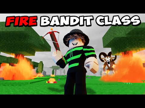 I Survived 99 Nights in the Forest as the FIRE BANDIT Class!