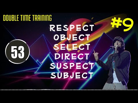 DOUBLE TIME TRAINING #9 - Freestyle Battle Beat Training - Rap Beat for Improvising with Words
