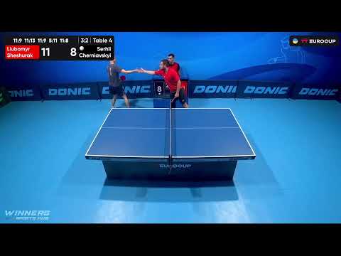 10:45 Liubomyr Sheshurak - Serhii Cherniavskyi 25.08.2023 TT Euro.Cup Ukraine Star. TABLE 4
