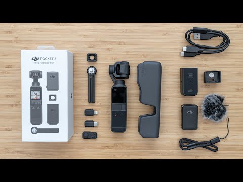 Vaizdo kamera DJI Pocket 2 Creator Combo video