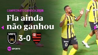 VOLTA REDONDA ATROPELA O FLA, QUE SEGUE SEM VENCER NO CARIOCA! VOLTA REDONDA 3X0 FLAMENGO
