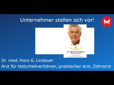 M POINT PROFESSIONALS stellen sich vor! mit Dr. Hans Lindauer (prakt.- / und Zahnarzt)