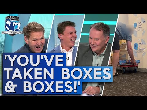 Llordo reveals TJ's brazen 'daylight' robbery of pies from the office | WCME - Sunday Footy Show
