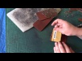 Работа с кожей. Чехол для телефона. making leather case for iphone.  DIY