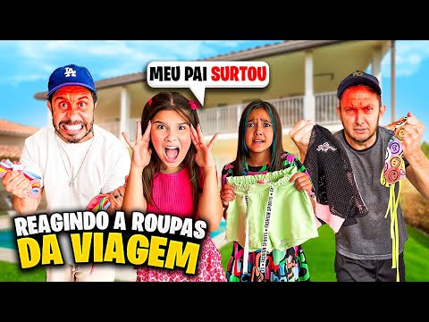 MY FATHER REACTING TO THE CLOTHES ON THE TRIP *He freaked out