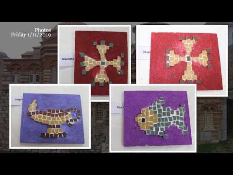 Part 4 Hosios Loukas Monastery & its mosaics - Mosaic construction