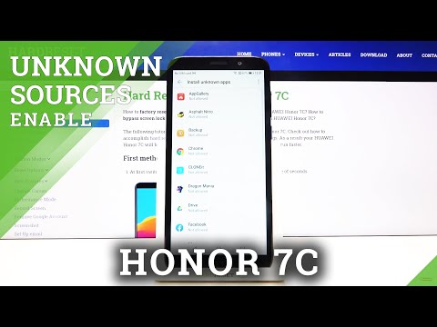 How to Allow Unknown Sources in Honor 7C – Download Apps From Any Source