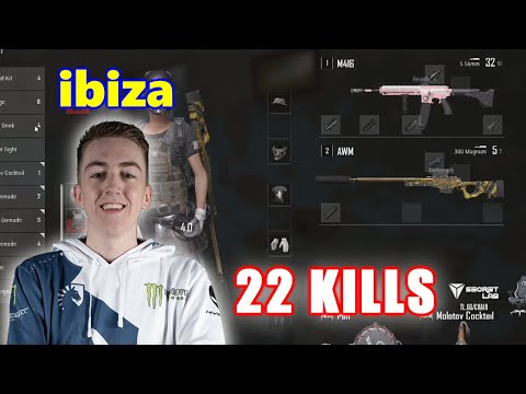 Team Liquid ibiza - 22 KILLS -  M416 + AWM - SOLO - PUBG