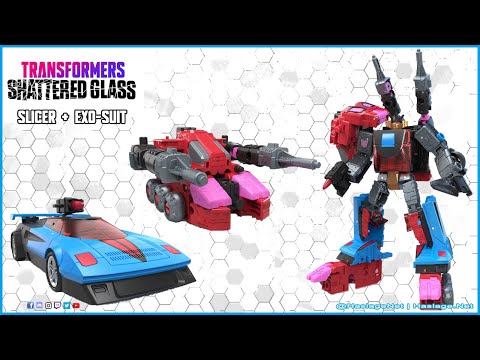 Hasbro Pulse Exclusive! #Transformers Shattered Glass Slicer & Exo-Suit (Red Rorichi) | HNE Toys