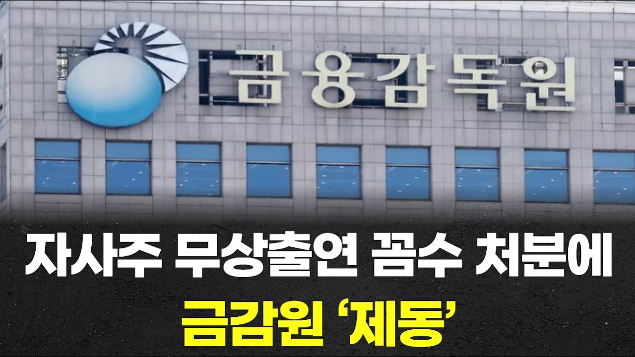 자사주 무상출연 꼼수 처분에…금감원 ‘제동’
