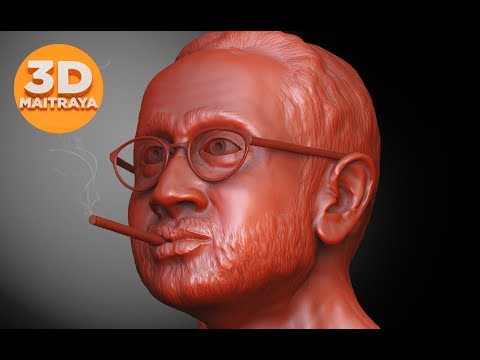 ZBrush Head Sculpting Timelapse | Create a Realistic 3D Character Head | Easy Beginner Tutorial
