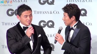 松岡修造・五郎丸歩／GQ Men of the Year 2015授賞記者会見