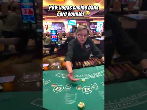 Card Counter KICKED OUT in Las Vegas POV #blackjack #casino