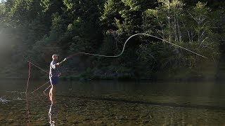 Casting with half of a 9' 5wt - OPST