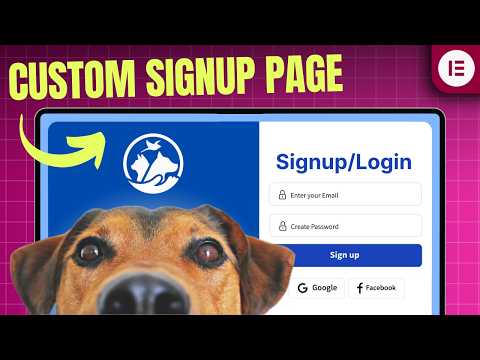 Elementor’s CUSTOM Login/Signup Page (Free Plugin)