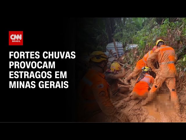 Homem morre soterrado após deslizamento de terra em Minas Gerais | CNN 360°