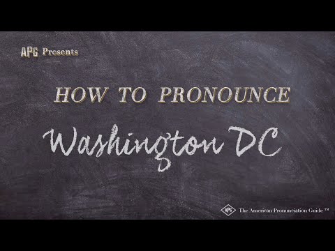How to Pronounce Washington DC (Real Life Examples!)
