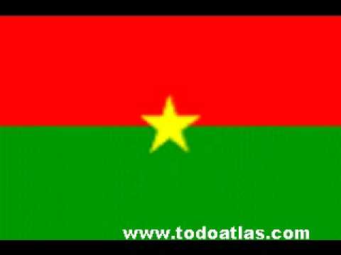 Bandera e himno de Burkina Faso