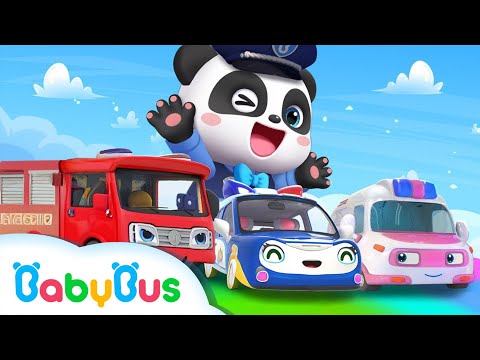 NOU ⁉️ Echipa de salvare - Poliția și Pompierii 🚨 Cântece BabyBus în Română pentru Copii