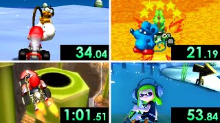 How Fast Can You Glitch Every Mario Kart Game?