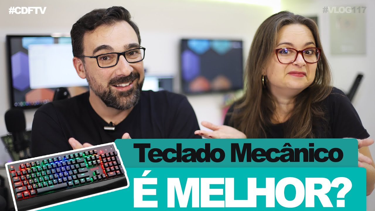 Teclado Mecânico é Melhor pra Programação? + Desafio de Youtubers Tech // Vlog #117