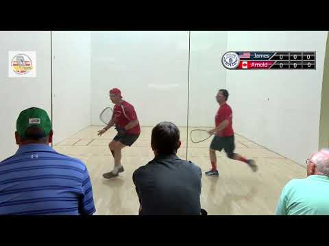 2017 Senior World Championships - Mens 35+ Singles - Baghurst ENG vs Fuentealba CHI