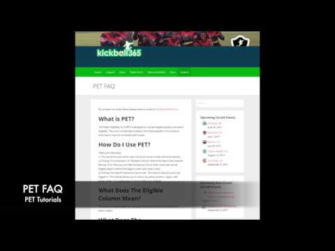 Kickball365 - PET - Quick Overview