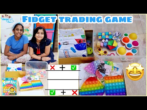 Fidget Trading Game /Pop It/Satisfying & Relaxing/DIY/Viral TikTok Trend - YouTube