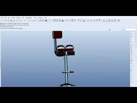 Made a Bar Stool 💺 | Pro Engineer Wildfire 5.0 | 🔥 🔥 🔥