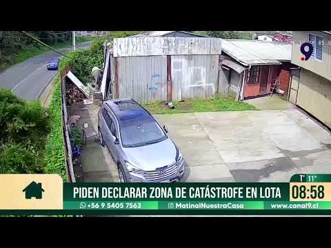 Piden declarar zona de catástrofe en Lota