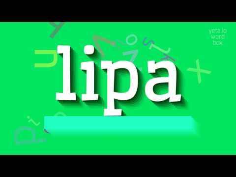 How to say "lipa"! (High Quality Voices)