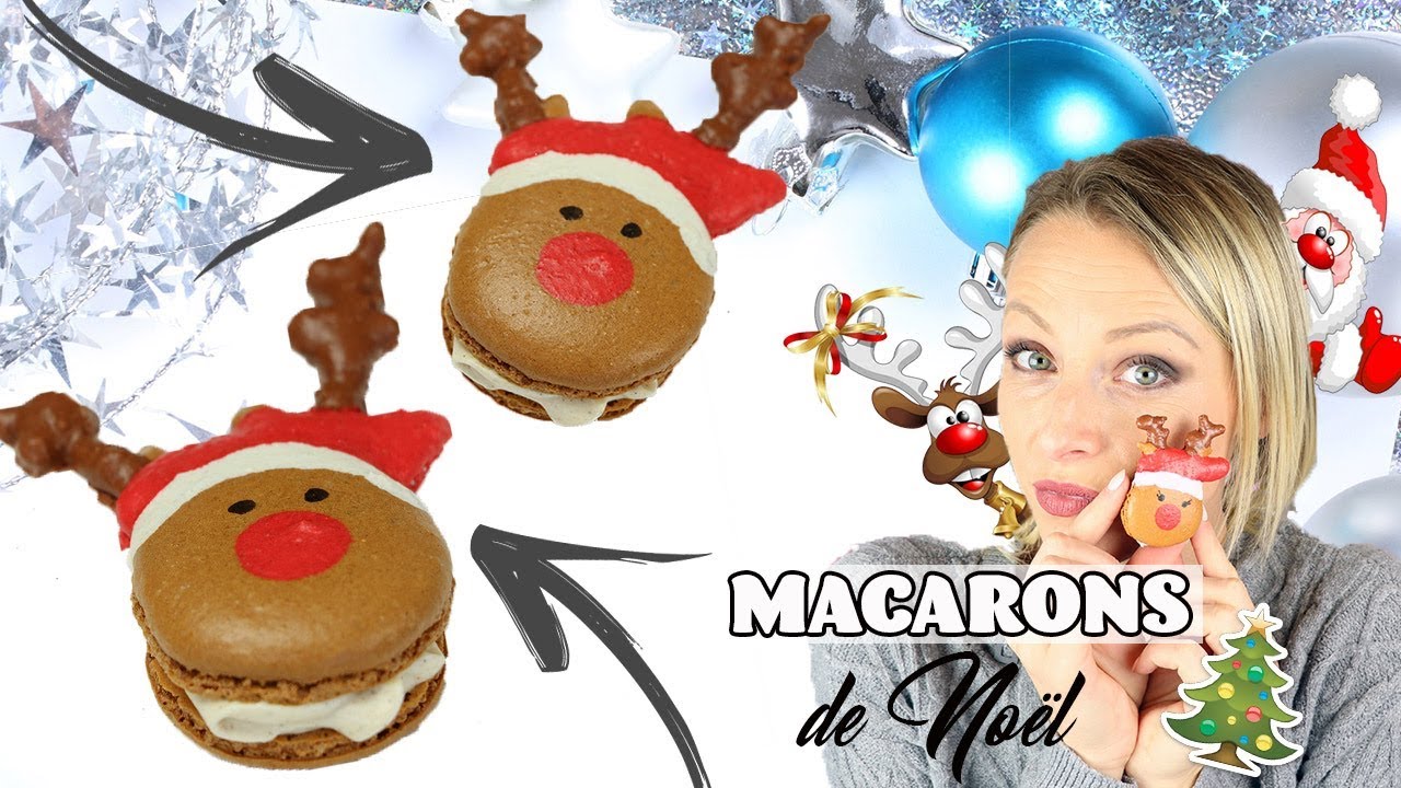 ♡• RECETTE MACARONS KAWAII DE NOËL •♡