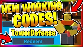 New Working Secret Codes For Tower Defense Simulator Roblox - what are codes for roblox tower defense simulator