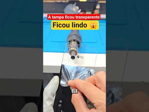 deixei tampa do celular transparente e ficou lindo #shorts #short #ytshorts #apple #iphone #viral