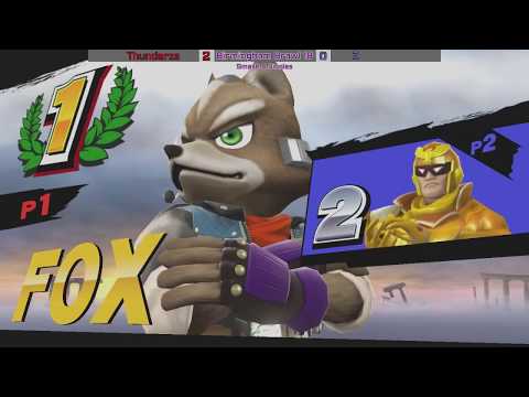 Bham Brawl 18 - Smash 4 Singles - Thundersz (Fox) vs Zbaby (Captain Falcon)