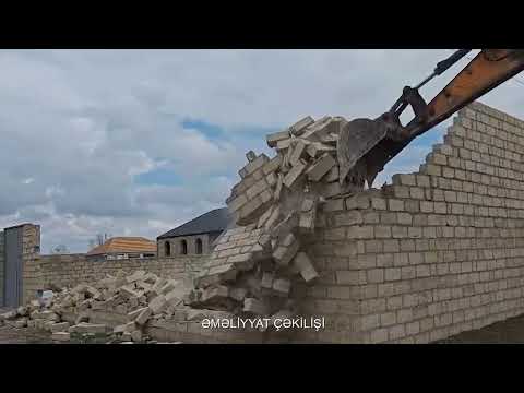 Fövqəladə Hallar Nazirliyi tərəfindən qanunsuz tikililər sökülüb
