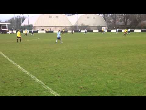 Watford Ladies create a chance down the left vs Coventry City Ladies Sunday 6th Jan 2013