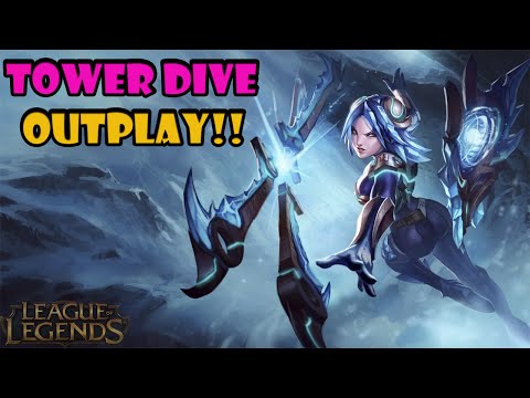 Tower Dive OutPlay   Irelia vs Thresh & Kalista
