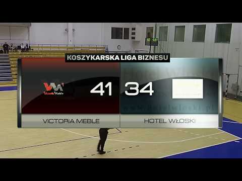 Victoria Meble vs Hotel Włoski - IV kolejka - Poznań - Koszykarska Liga Biznesu