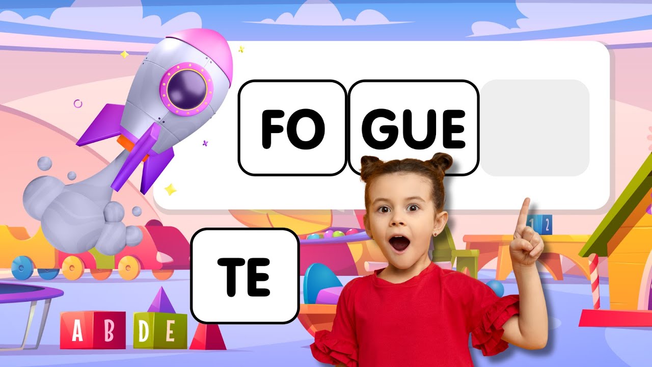 Escrever nomes de brinquedos - Juntar sílabas - Aprender a ler e escrever - Alfabetização